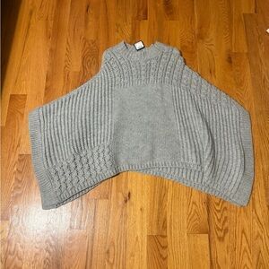 Club Monaco Gray Women's Pancho Sweater